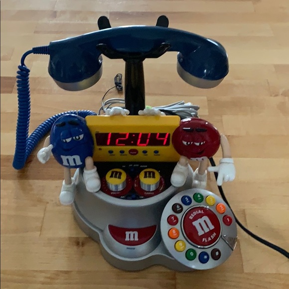 M&M'S | Portable Audio & Video | Mm Clock Radio Phone Collectable
